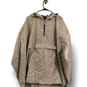 Foot Locker Half Zip Pullover Windbreaker Silver Size XL